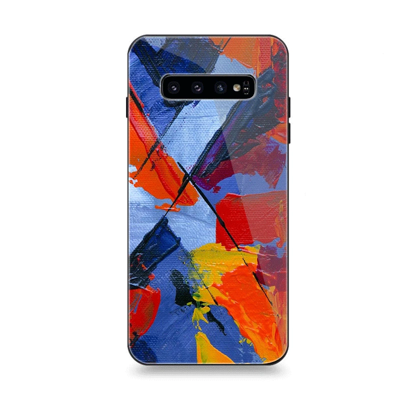 Мобильный чехол для телефона Стекло для samsung A10 A20 A30 A40 A50 A60 A70 S7 край S8 Plus Note 8 9 S10 крышка модные рельсы для поезда
