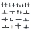 Garden Hose Connectors Barbed Tee Elbow Cross End Plug Coupling WDrip Irrigation System Atering Fitting For 3/5 4/7mm Hsse 1