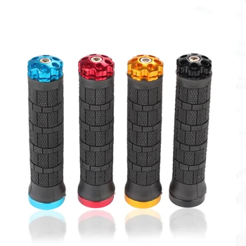 

MTB Mountain Road Bike Grip Bicycle Lock-on Aluminum Alloy Rubber Handlebar Cover Handle Grip Bar Anti-slip Bicycle Grips