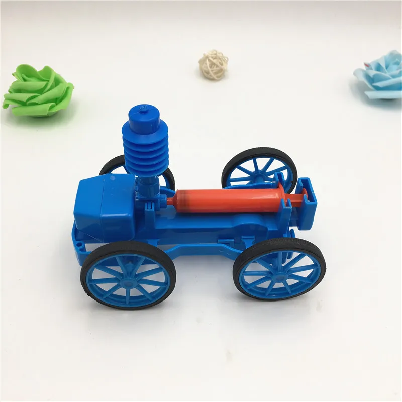 Happyxuan DIY сжатый воздух силовой автомобиль STEM научная игрушка набор изобретений