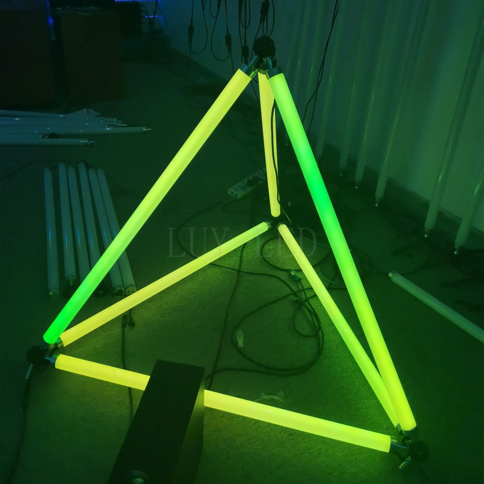 DC24V UCS2903/ WS2811 RGB 360 градусов цветная трубка Artnet 3D Светодиодная Пиксельная D40MM
