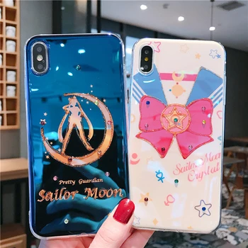 

Sailor Moon Cell Phone Protective Case For IPhone X / Xs / Max / XR / 7/8 / 6s Phone Case Anime Lovers Phone Case Adult