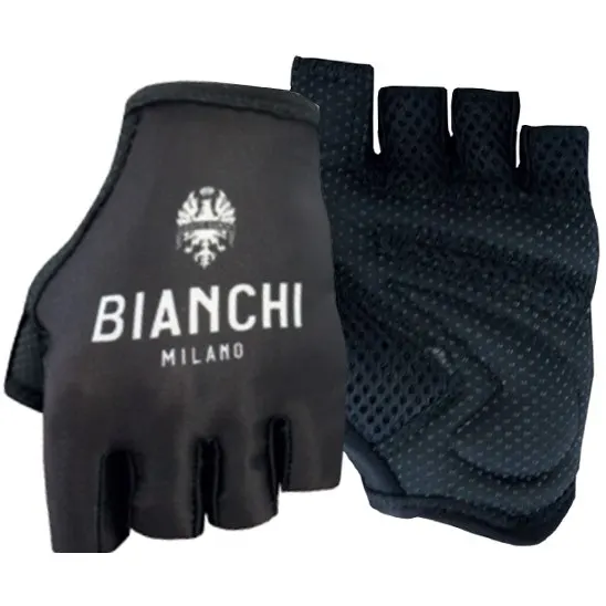 Новые велосипедные перчатки Bianchi Team Ciclismo Ropa, велосипедные перчатки, противоударные перчатки на полпальца, летние спортивные перчатки
