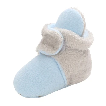 

0-18MBaby Shoes For Newborn Infant Soft Footwear Walking Shoes Winter Toddler Keep Warm Print First Walkers Shoes For Babies