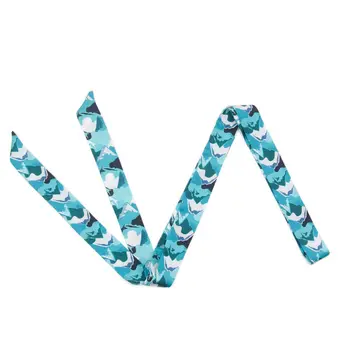 

63" Women Silk Skinny Scarf Long Ribbon Thin Tie Belt Choker Neck Tie Scarves Womens Head Scarf Hair Scarfs for Women Silk Scarf