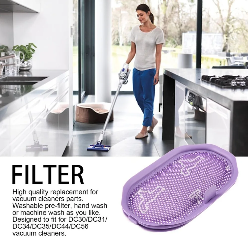 NEW DC30/DC31/DC34/DC35/DC44/DC56 Digital Slim Washable Filter Designed to Fit Vacuum Cleaners Pre-filter Part Replacement