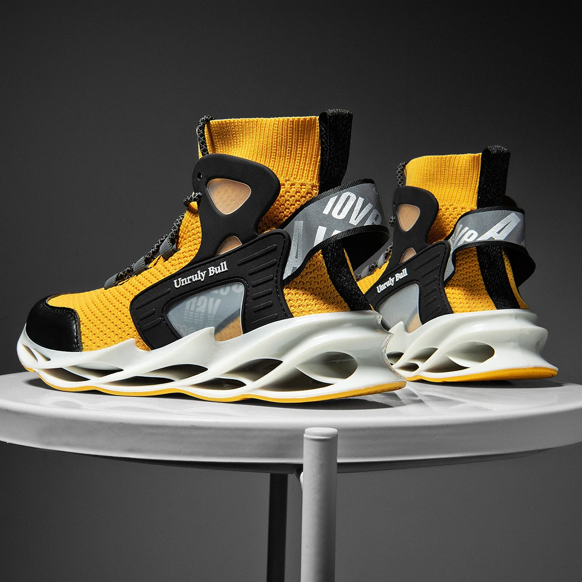 

ZOXO Blade Running Shoes for Men Breathable Mesh Socks Sneakers Damping Outsole Sport Shoes Training Run zapatillas