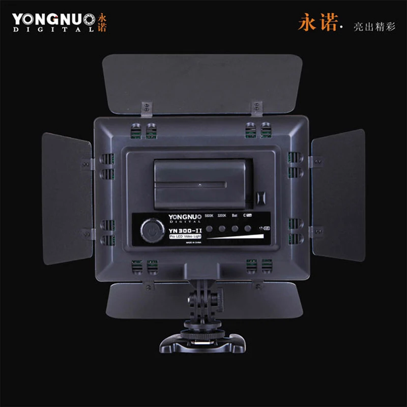 YONGNUO YN300 светодиодный светильник 5500K 300 на камеру ing для свадьбы YN панельный DSLR