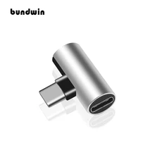 Bundwin 2 в 1 Dual USB-C type C наушники для наушников аудио зарядки зарядное устройство адаптер сплиттер конвертер для Xiaomi huawei