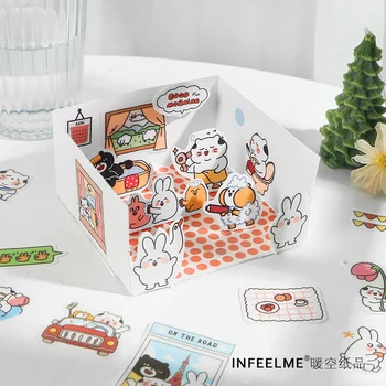 

40Pcs \DIY Kawaii Sticker Decor For Laptop Phone Trunk Album Diary Calendar Scrapbook Student Stationery Office Supplies