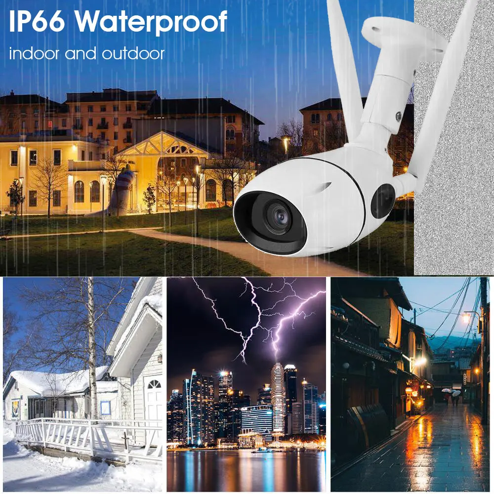 HD 5 мегапиксельная Wi Fi IP камера ONVIF 1080P беспроводная проводная CCTV цилиндрическая