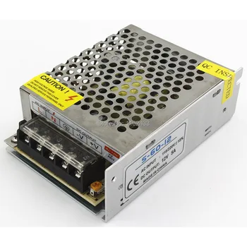 

S-60-12 60W 12VDC 5A single group switching power supply AC 220V to DC 12V