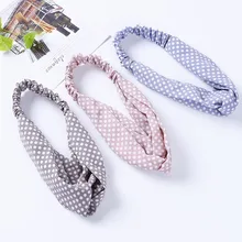 Корейский стиль хипстерская клетчатая повязка на голову Женская эластичная лента Тканый Пояс аксессуары поколение жира