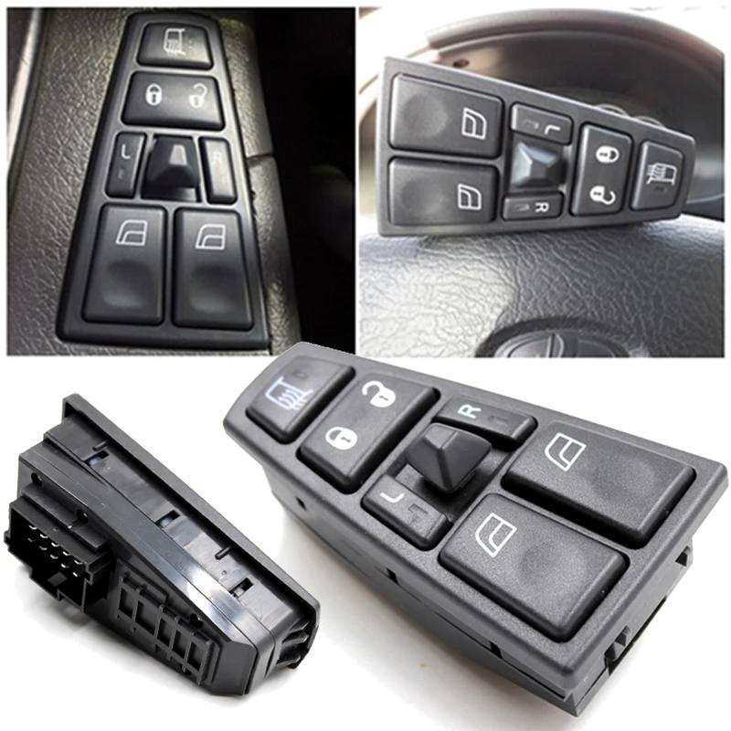 Для грузовика FH12 FM12 переключатель стеклоподъемника для FM9 VNL черный 20953592 практичный модный высококачественный полезный