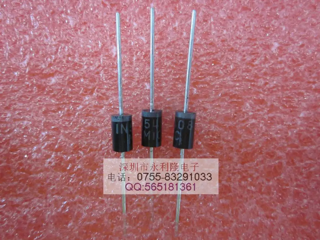 100PCS1N5408 диод 5408 MIC DO-27 Диод выпрямителя 3A1000V