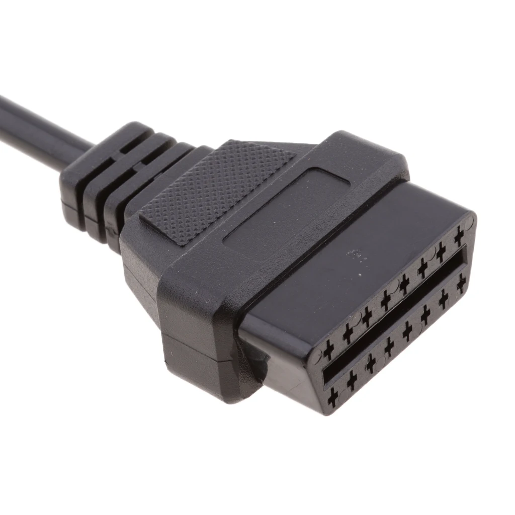 17 Pin OBD1 to 16Pin OBD2 OBDII Diagnostic Connector Adapter Cable for Mazda