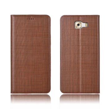 

Genuine leather magnetic case credit card slot holder for Samsung Galaxy C9 Pro phone case for Samsung Galaxy A9 Pro flip cover