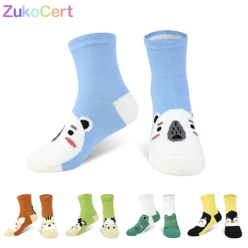 

5 Pair/Lot Kawaii Pattern Cotton Kids Socks Girls Socks Cotton Color Socks For Girls 1- 10Year Children Socks