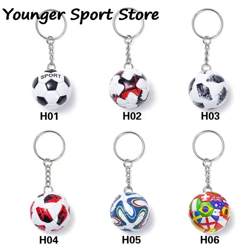 Soccer Ball Keychain Souvenirs around Keyring Pendant Small gifts football New 