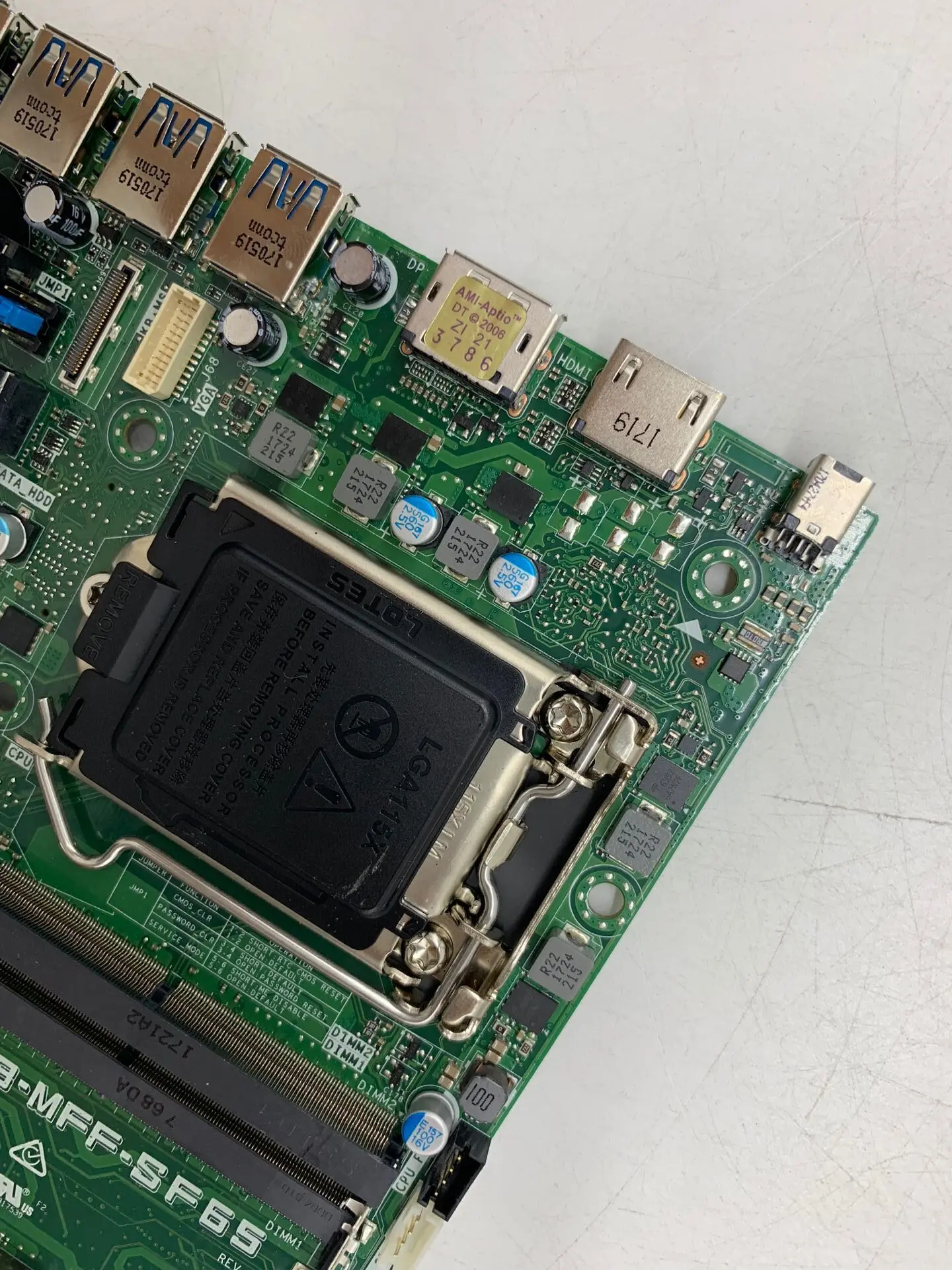 Для Dell 3050M 5050M 7050M D8-MFF-SF65 материнская плата 782GW 55H3G JP3NX 1151 оригинальная подержанная материнская плата
