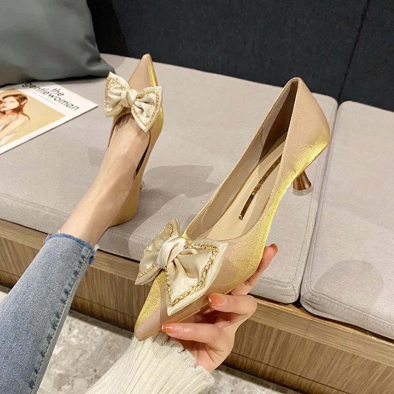Wedding Shoes for Women 2022 Party Night Elegant Women Heels Sexy Luxury