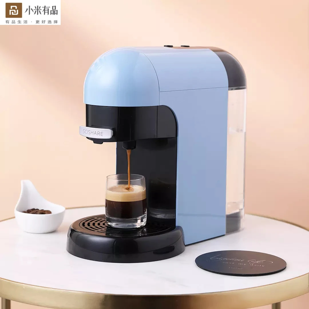 SCISHARE S1801coffee machine no powder pressing Italian Coffee blue 220V Powder bag dual-use Espresso Machine | Бытовая техника