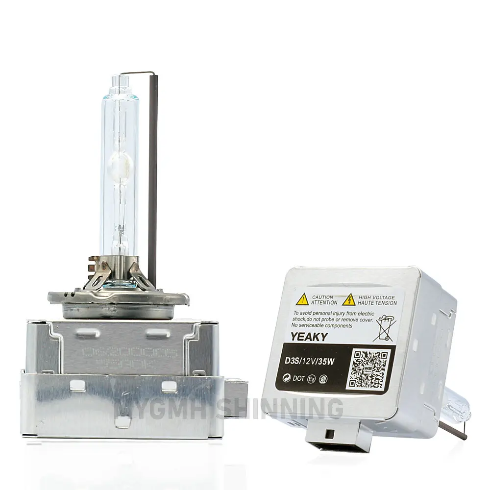 Original Yeaky Xenon Bulb Lamp H1 H3 H7 H11 H9 9005 9006 9012 HID Light D1S D2S D3S D4S D2H Auto Lamp Car HID Headlight Bulbs 5