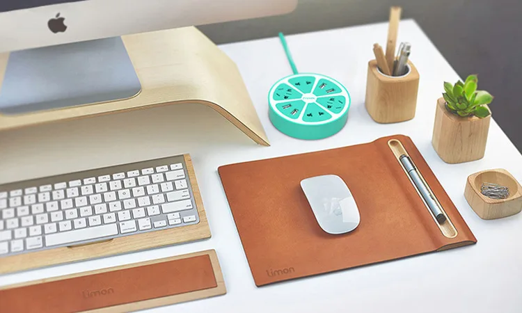 Trozk/TROZK Lemon Socket U Station Power Strip Dormitory Patch Board USB Charging Intelligent Socket Creative Socket
