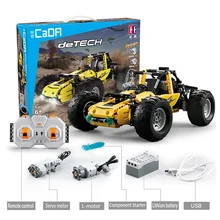 CaDA 522pcs Buggy zdalnie sterowany terenowy pojazd terenowy z klockami modelowymi MOC i zestawami PF jako zabawki dla dzieci