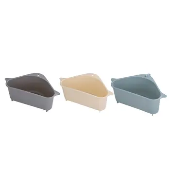 

Triangle Belt Suction Cup Sink Rack Kitchen Organizer Multipurpose Dishwashing Sponge Draining Supplies
