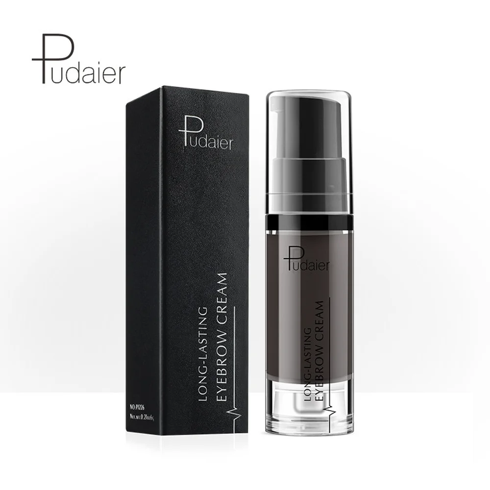 Pudaier Long Lasting Eyebrow Cream Waterproof Liuqid Eye Brow Gel Natural 4D Makeup Eye Brow Tint Black Brown Eyebrow Enhancer Pudaier Long Lasting Eyebrow Cream Waterproof Liuqid Eye Brow Gel Natural 4D Makeup Eye Brow Tint Black Brown Eyebrow Enhancer