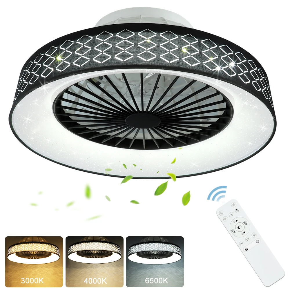 Потолочный вентилятор 47 см с регулировкой яркости светильник цвета | Освещение
