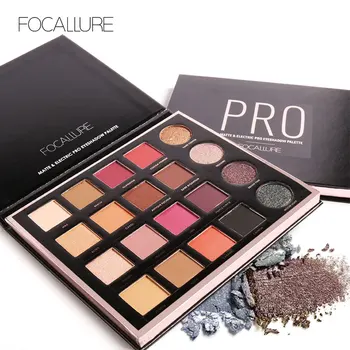 

FOCALLURE New 20 Colors Matte&Electric Pro Eyeshadow Shimmer Nude Glitter Shadow Palette Magic Star Collection