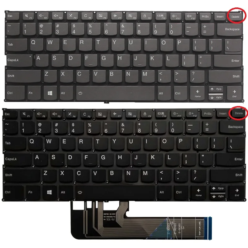 Новая клавиатура для ноутбука Lenovo Air14 air15 YOGA 530 120S 11IAP US с подсветкой|Клавиатуры
