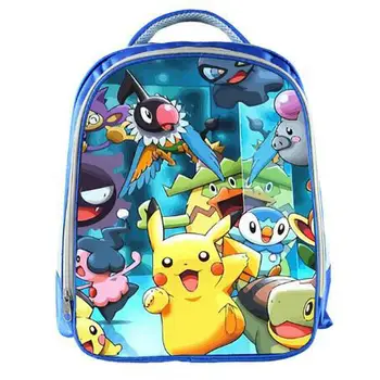 

Preppy style Elf sack Blue Backpack Students School Bag For Boys Rucksack mochila children Backpack customize children gift