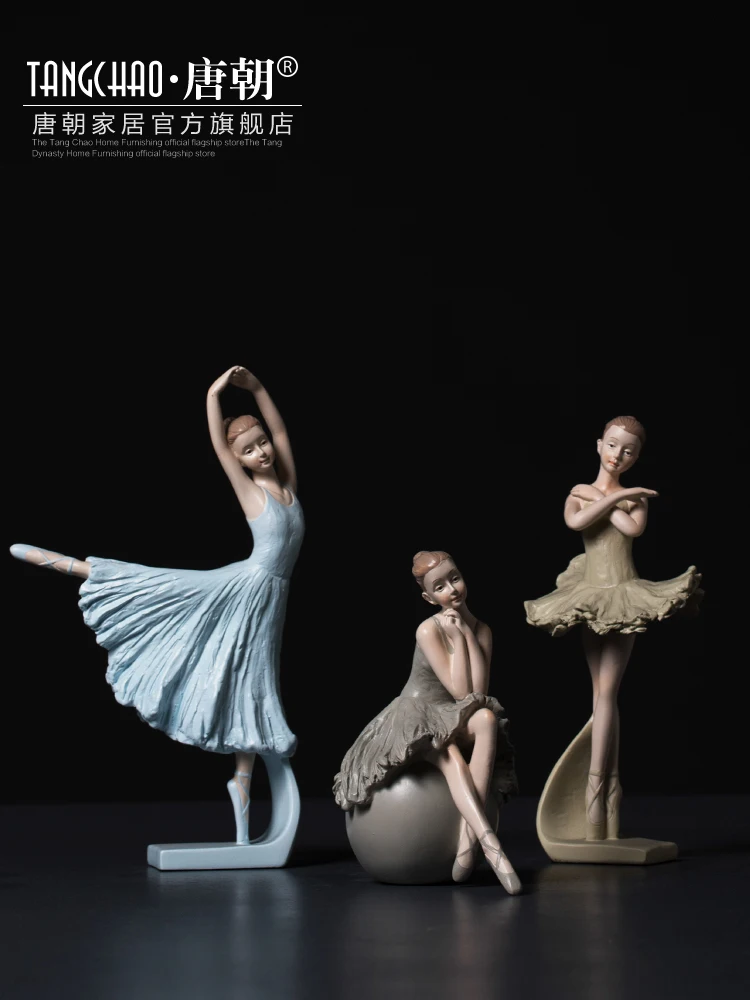 

Nordic Modern Minimalist Home Ballerina Girl Small Ornaments Art Creative Decorations Room Layout home decoration accessories