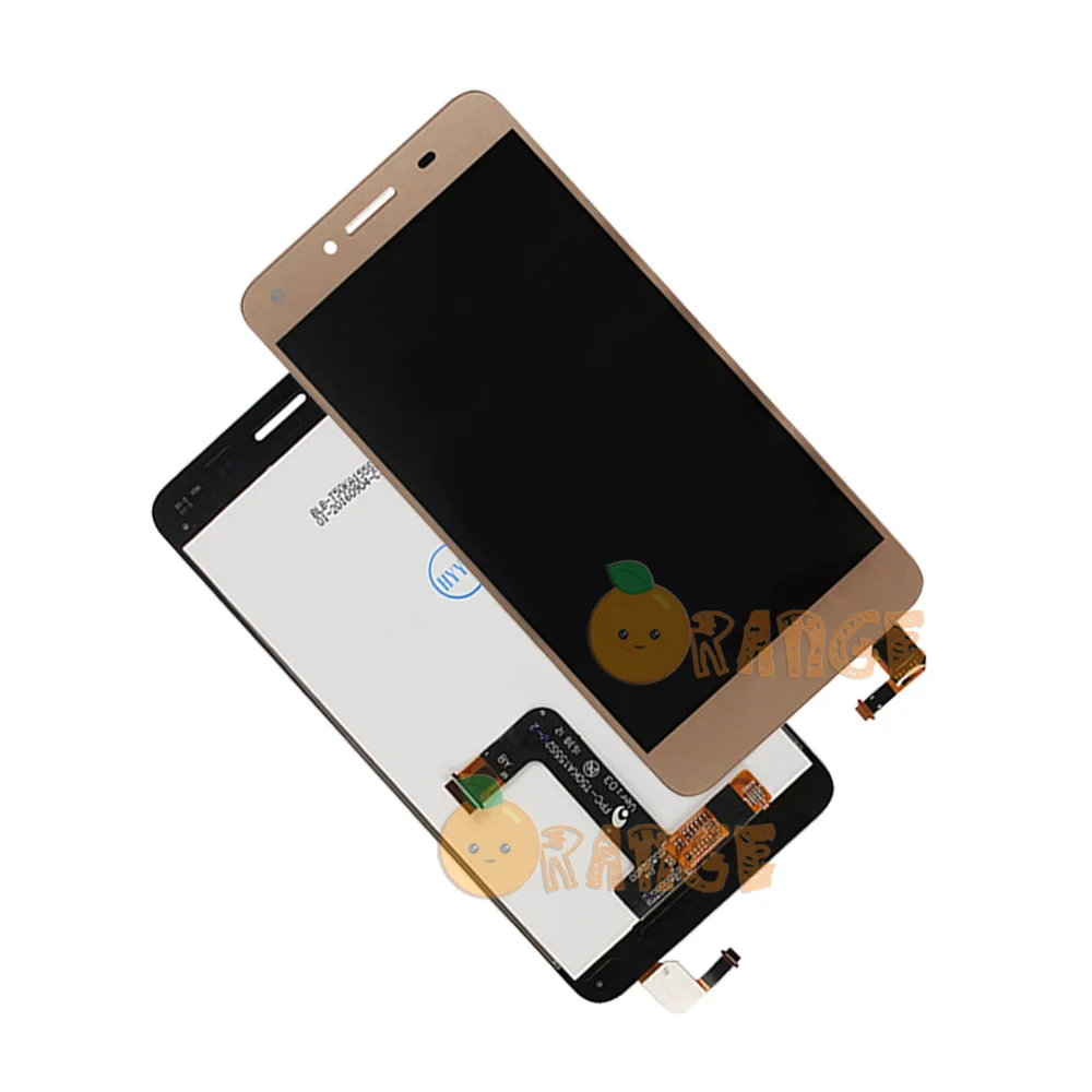 Сенсорный ЖК-дисплей для huawei Y6 II Compact Honor 5A LYO-L01 LYO-L21 LYO L01 L21, сенсорный ЖК-дисплей с рамкой - Цвет: Gold  without Frame