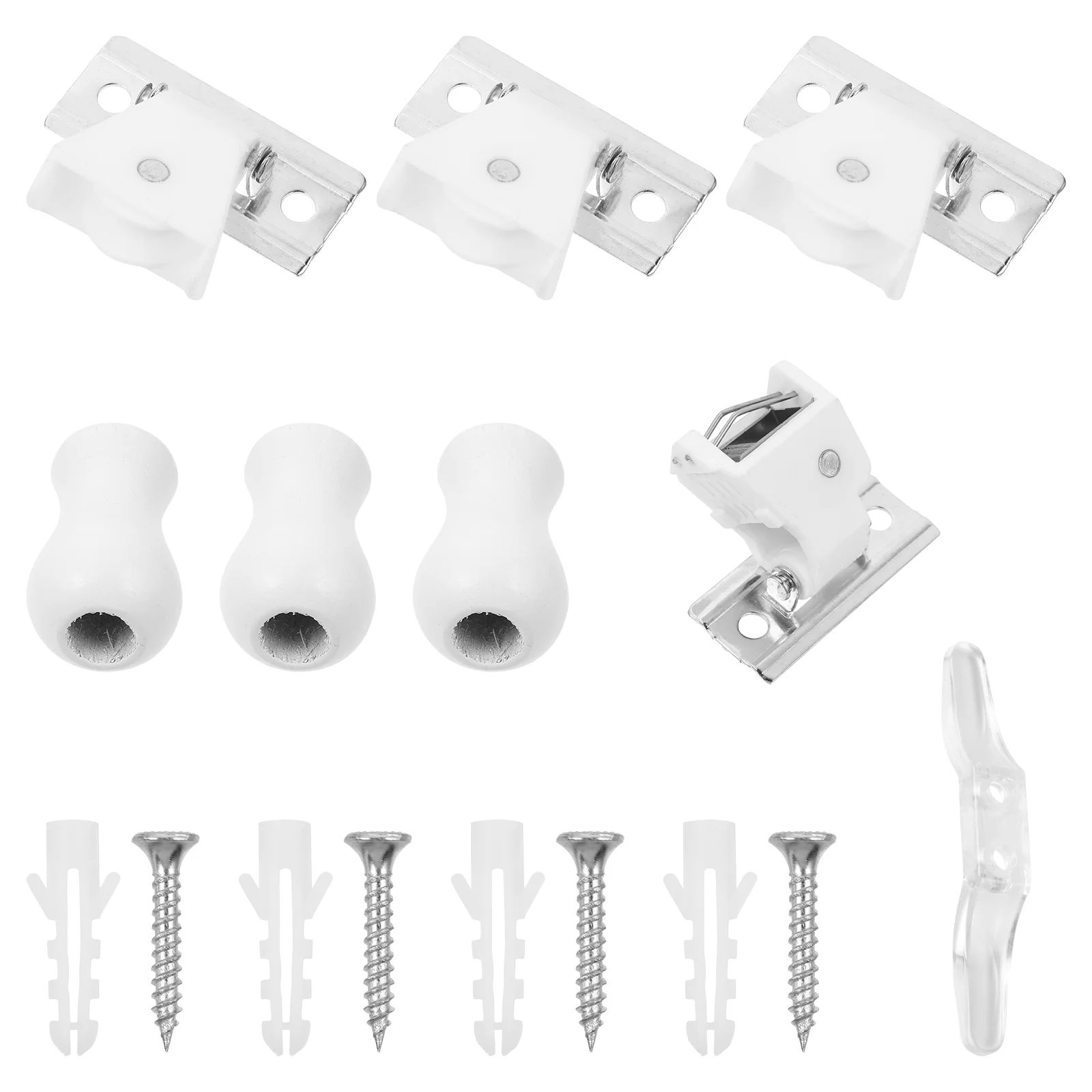 1 Set of Roller Blind Pulley Lockset Useful Vertical Blinds Curtain