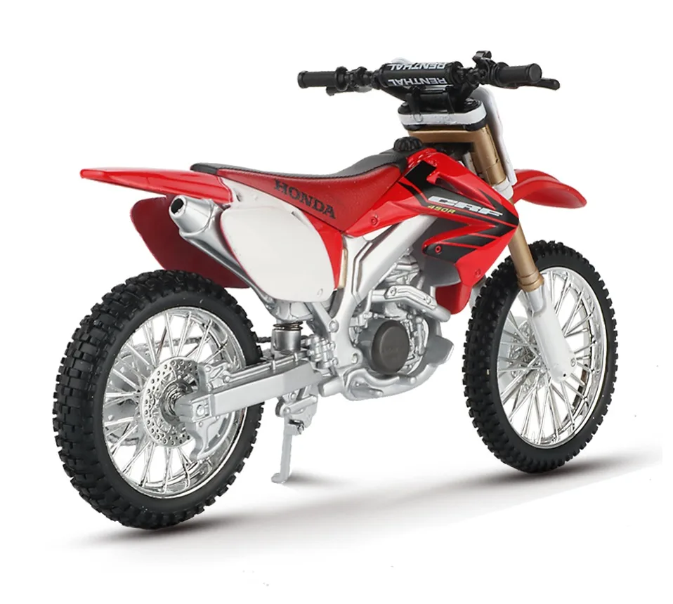 Модель мотоцикла Maisto из 1:12 сплава, игрушка для моделирования CRF 450R внедорожные велосипедные модели, коллекция креативных игрушек для детей