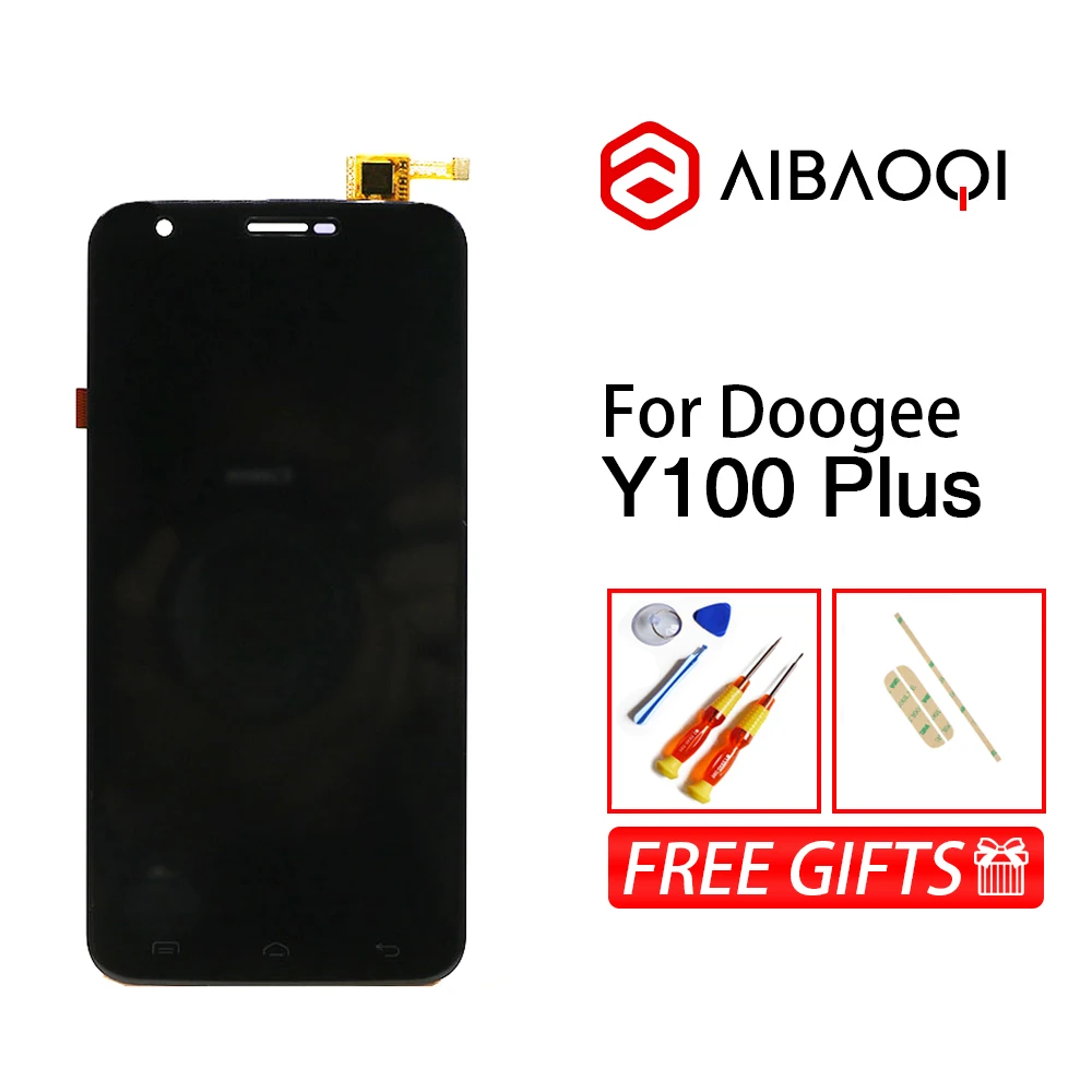 

New Original 5.5 inch Touch Screen+LCD Display+Frame Assembly Replacement For Doogee Valencia2 Y100 Plus/ Y100 Plus Android 5.1