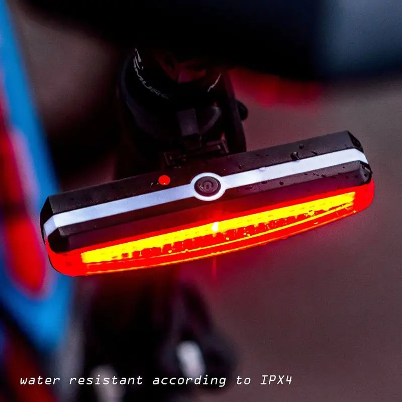 Ultra Bright Bike Light USB Rechargeable Bicycle Tail Light High Intensity Rear LED Night Outdoor Cycling Safety Flashlight Ultra Bright Bike Light USB Rechargeable Bicycle Tail Light High Intensity Rear LED Night Outdoor Cycling Safety Flashlight
