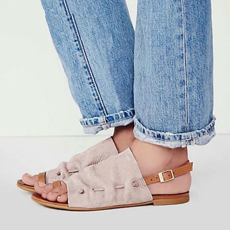 

Gladiator Sandals 2020 New Women Summer Beach Shoes Casual Flat Slides Rome Sandals Ladies Outside Slippers Flip Flops