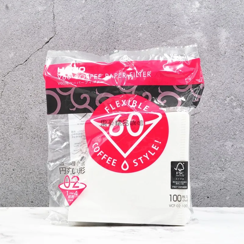 Импорт из Японии Hario V60 Кофе фильтр 01 02 рассчитывать натуральный Бумага фильтры