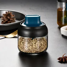 Банка для специй, ложка, влагостойкая, Пылезащитная, бутылка для хранения медовой соли, кухонный пластиковый контейнер для приправы, Jar Japojemniki Kuchenne