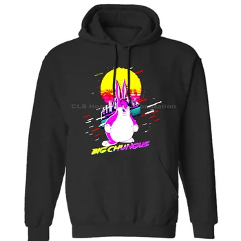 

Big Chungus Funny Rabbit Black Mens Neutral () Winter Hoodies Sweatshirts Free Shipping