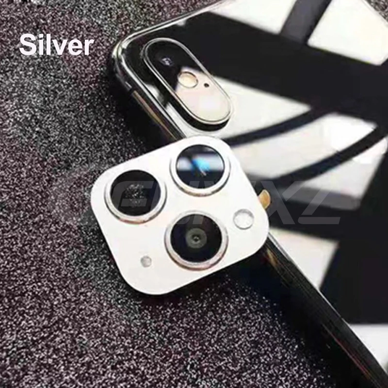 Защитная пленка для объектива камеры, сменная секундная пленка для iPhone 11 Pro Max Metal Alumium Caser iPhone X XR XS MAX, Защитная крышка для камеры