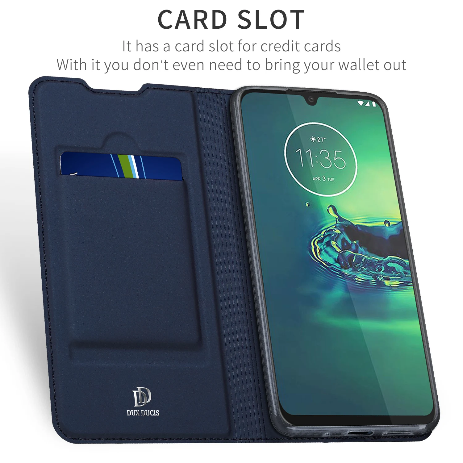 Чехол-книжка для Moto G8 Plus из искусственной кожи ТПУ Мягкий защитный чехол-бампер с отделением для кредитных карт чехол-кошелек с подставкой Чехол для мобильного телефона