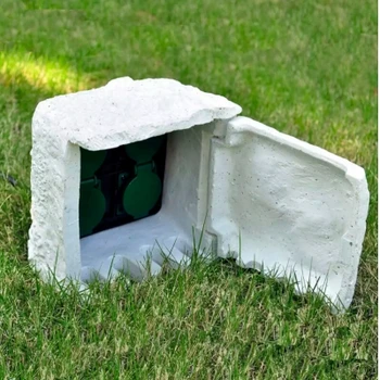 

Stone Socket Outlet 4-way Garden Socket