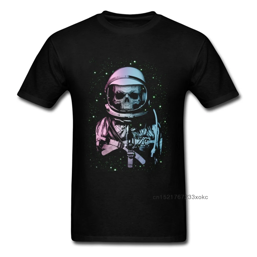 Death In Space топы футболки для мужчин футболка космонавта панк металлическая летняя