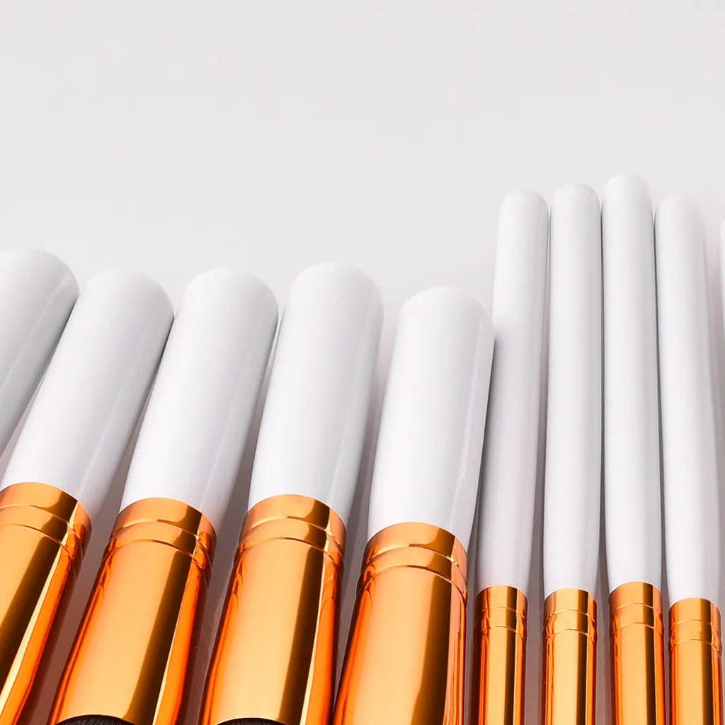 Makeup Brushes Foundation Eyebrow Eyeliner Blush Professional Base Make Up Brush Set Tool 10 PCS#YL1